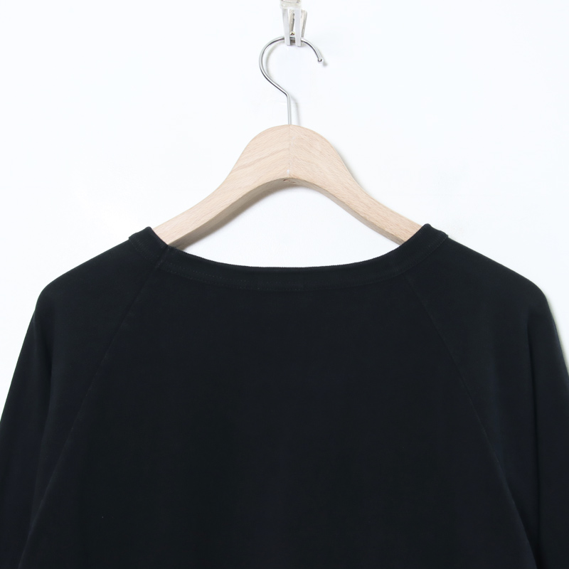 COMOLI (コモリ) コットンジャージ ベースボールTシャツ