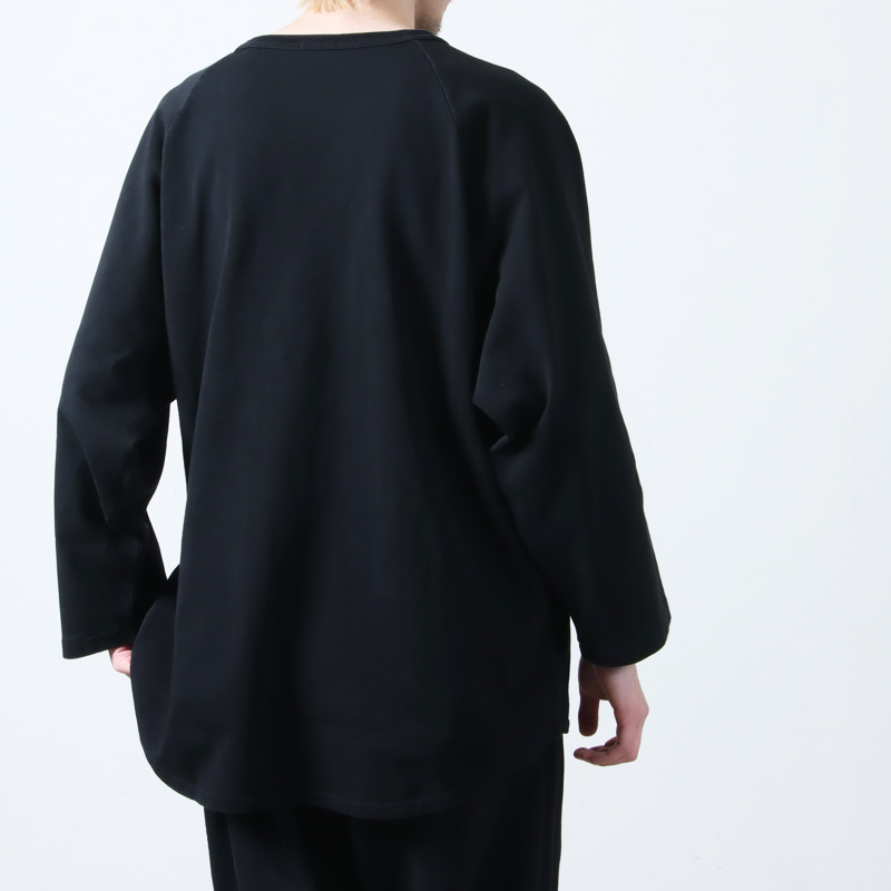 COMOLI (コモリ) コットンジャージ ベースボールTシャツ