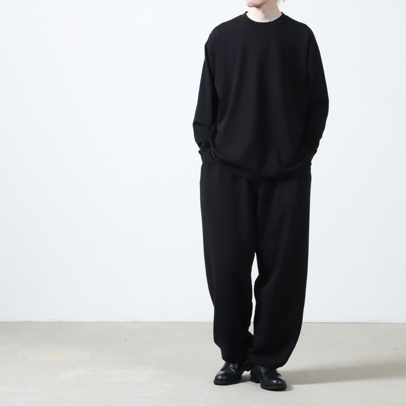 COMOLI (コモリ) コットンジャージ 長袖Tシャツ