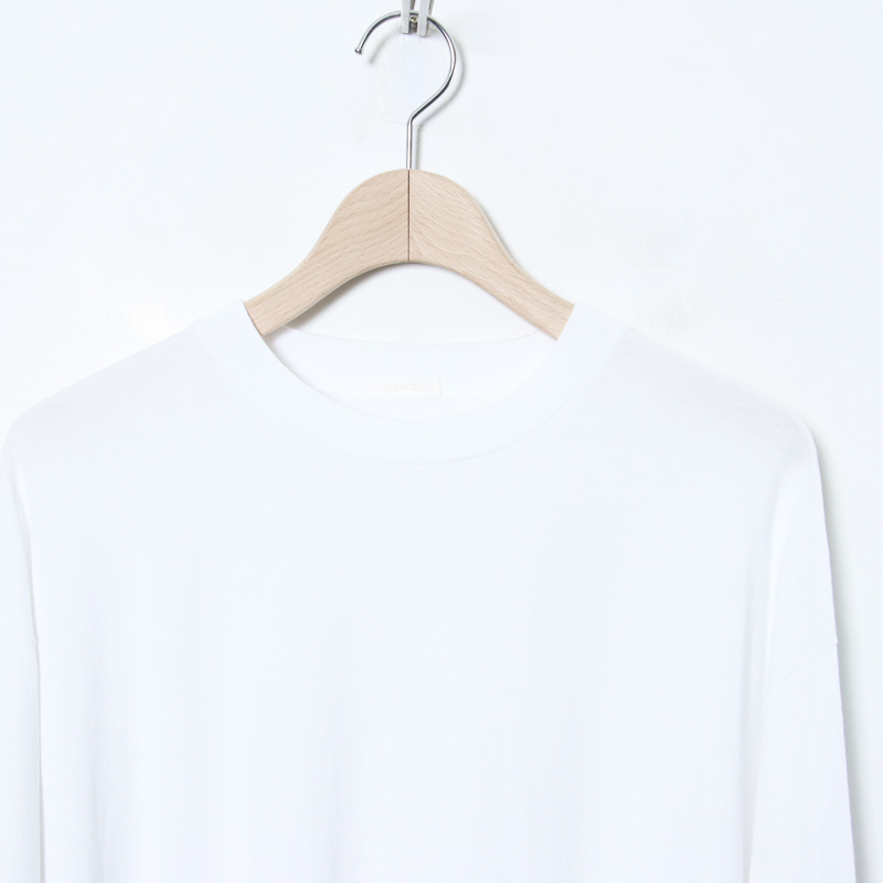 COMOLI (コモリ) コットンジャージ 長袖Tシャツ