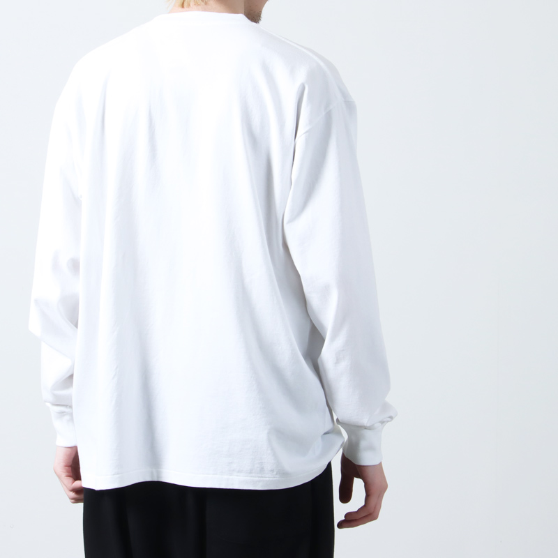 COMOLI (コモリ) コットンジャージ 長袖Tシャツ