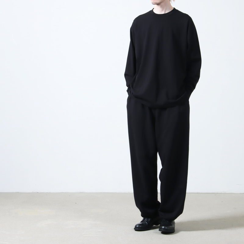 COMOLI (コモリ) コットンジャージ 長袖Tシャツ