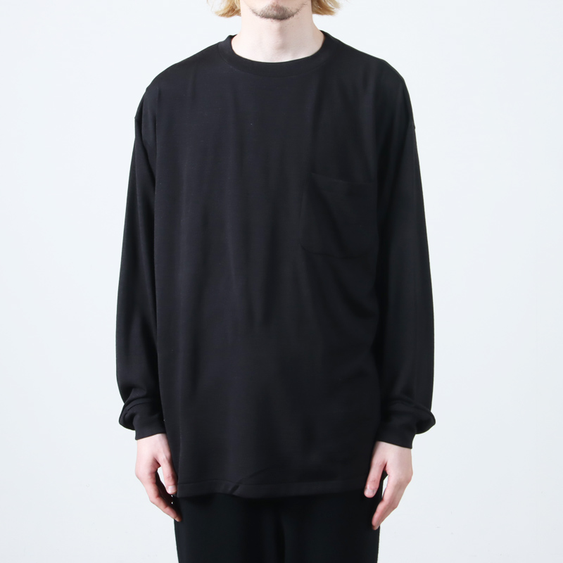 COMOLI (コモリ) サマーウール 長袖Tシャツ