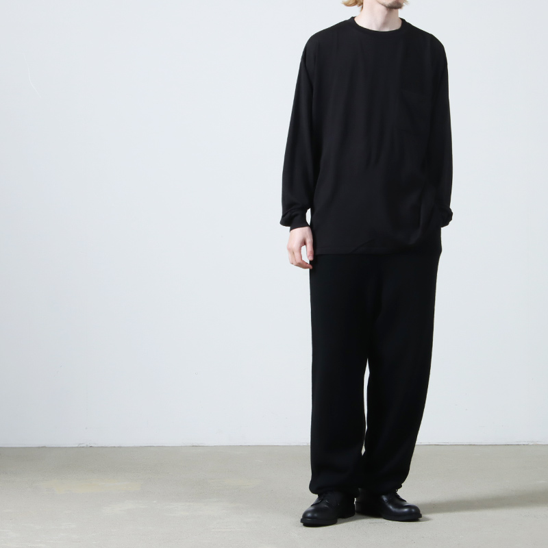 COMOLI (コモリ) サマーウール 長袖Tシャツ