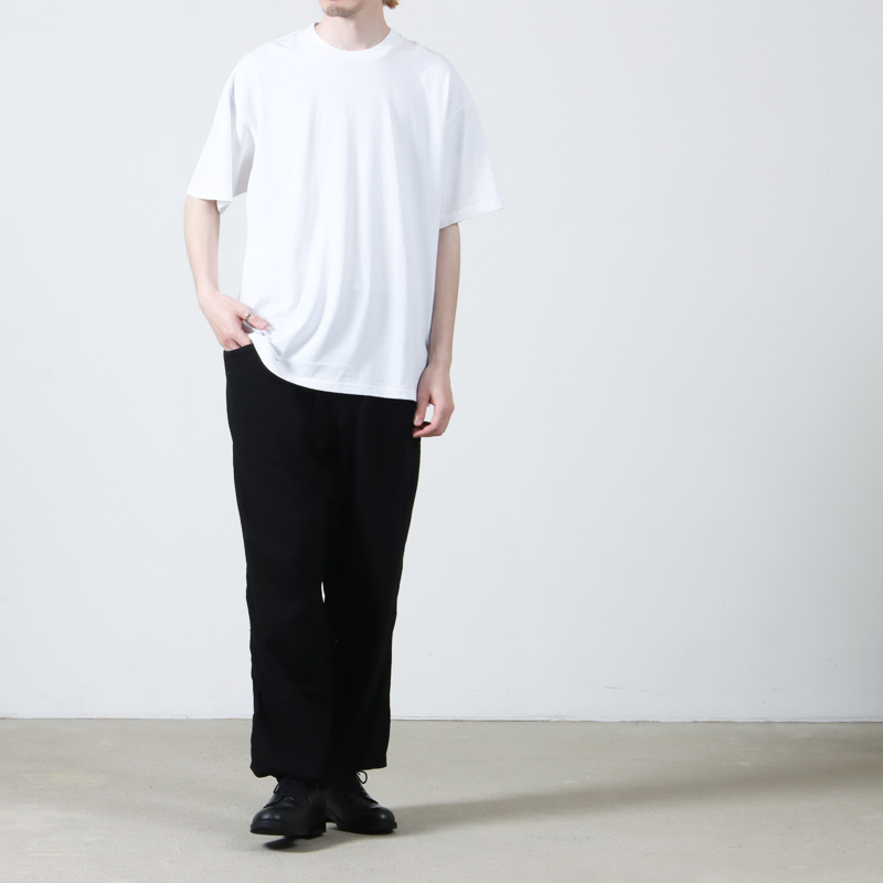 COMOLI (コモリ) コットンジャージ 半袖Tシャツ