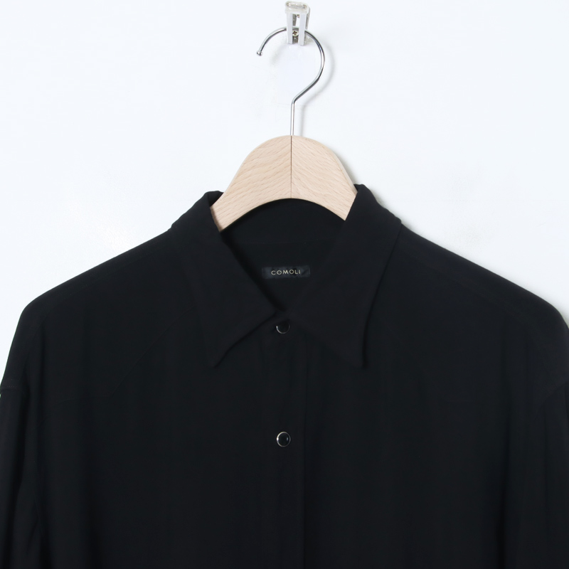 COMOLI (コモリ) レーヨン ウエスタンシャツ