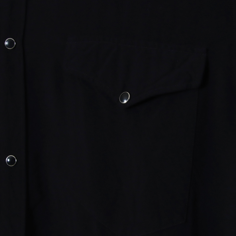 COMOLI (コモリ) レーヨン ウエスタンシャツ