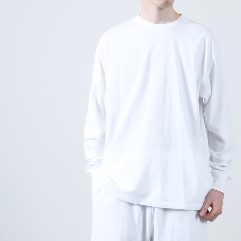 COMOLI (コモリ) コットンジャージ 長袖Tシャツ