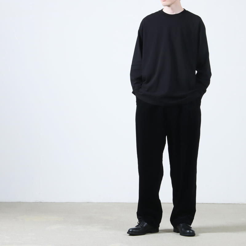 COMOLI (コモリ) コットンジャージ 長袖Tシャツ