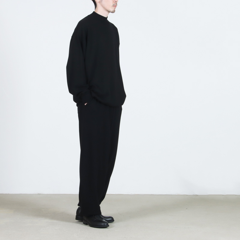 COMOLI (コモリ) ウール モックネックニット