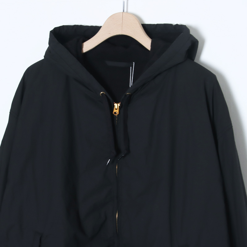 COMOLI (コモリ) コットンナイロン ジップパーカ