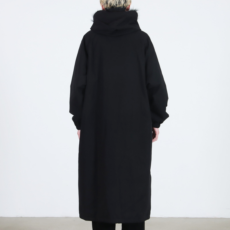 COMOLI (コモリ) フーデッド ロングコート