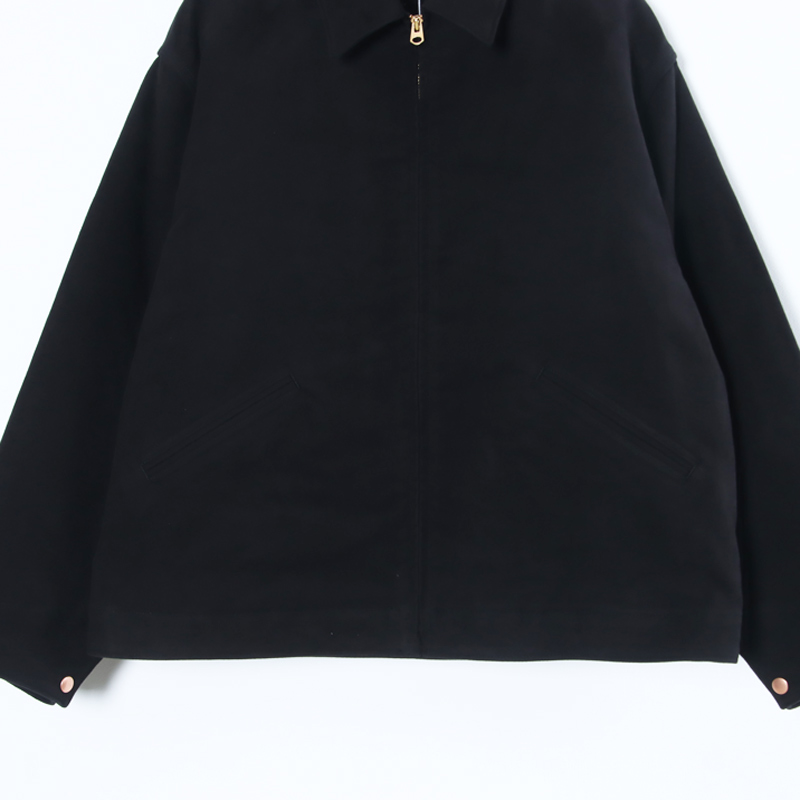 COMOLI (コモリ) モールスキン ジップショートジャケット