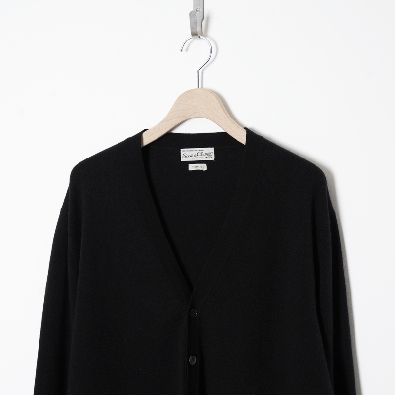 COMOLI (コモリ) SCOTT&CHARTERS別注 Vネックカーディガン