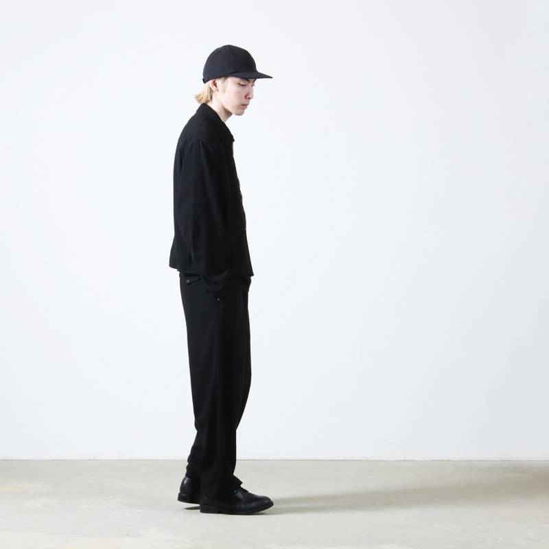 COMOLI (コモリ) シルクネップ キャップ