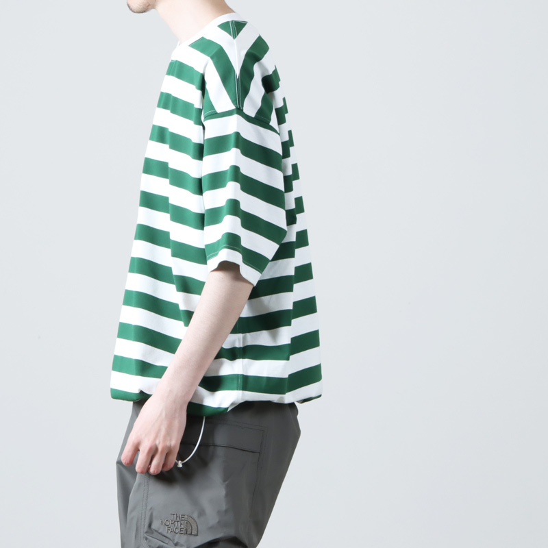 DAIWA PIER39 (ダイワピア39) TECH DRAWSTRING BORDER S/S TEE