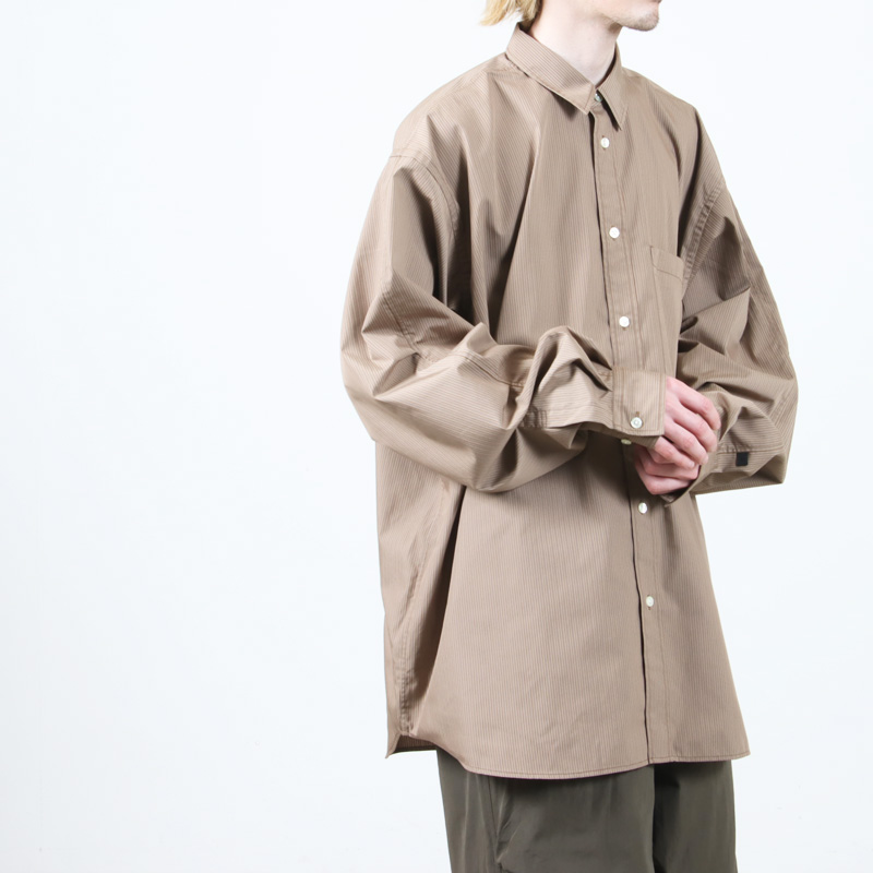 DAIWA PIER39 (ダイワピア39) TECH REGULAR STRIPE SHIRT L/S / テック