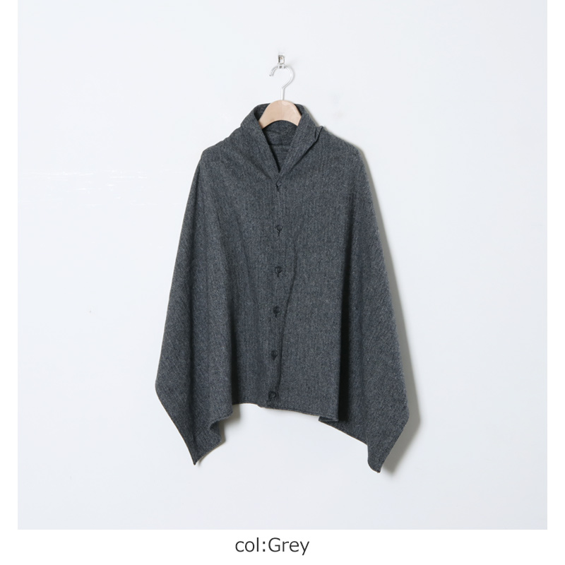 ENGINEERED GARMENTS (エンジニアードガーメンツ) Button Shawl -Poly