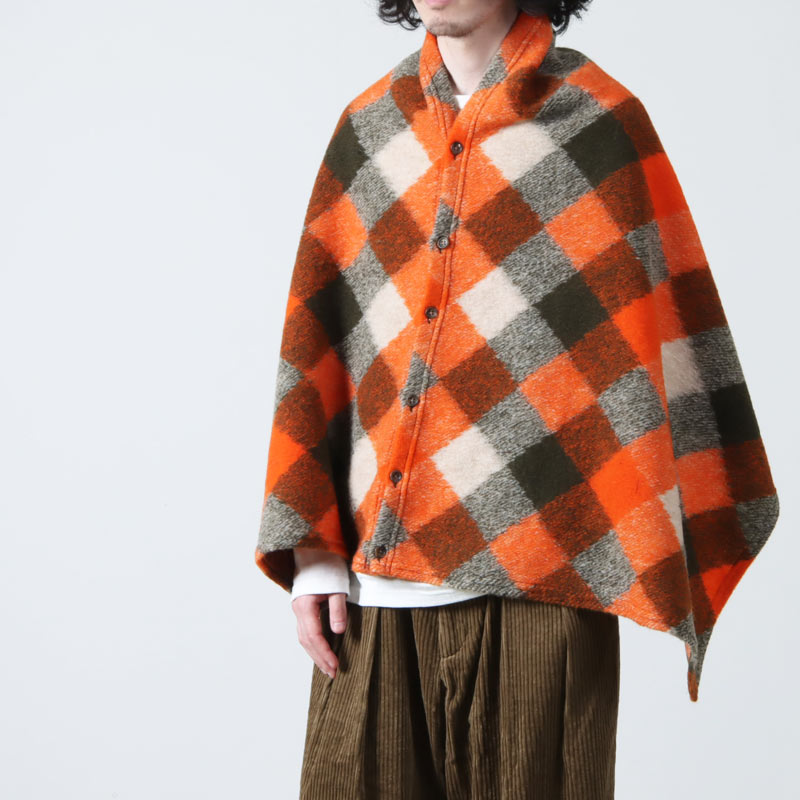 ENGINEERED GARMENTS (エンジニアードガーメンツ) Button Shawl -Poly
