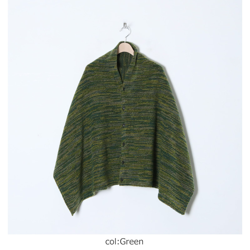 ENGINEERED GARMENTS (エンジニアードガーメンツ) Button Shawl -Poly