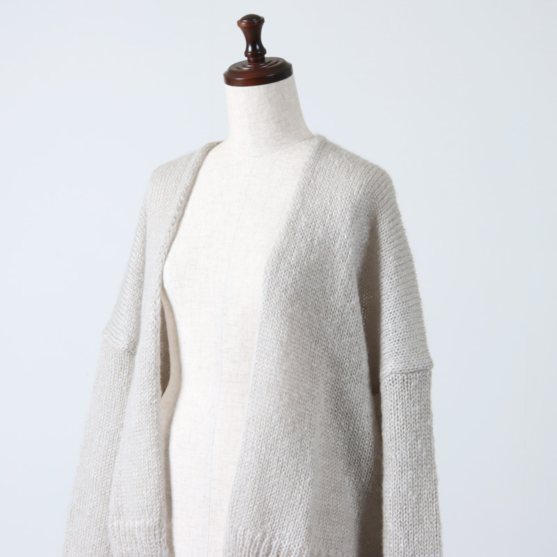 evameva (エヴァムエヴァ) mohair silk cardigan / モヘアシルク