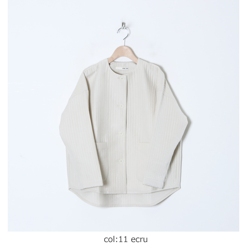 evameva (エヴァムエヴァ) quilting jacket / キルティングジャケット