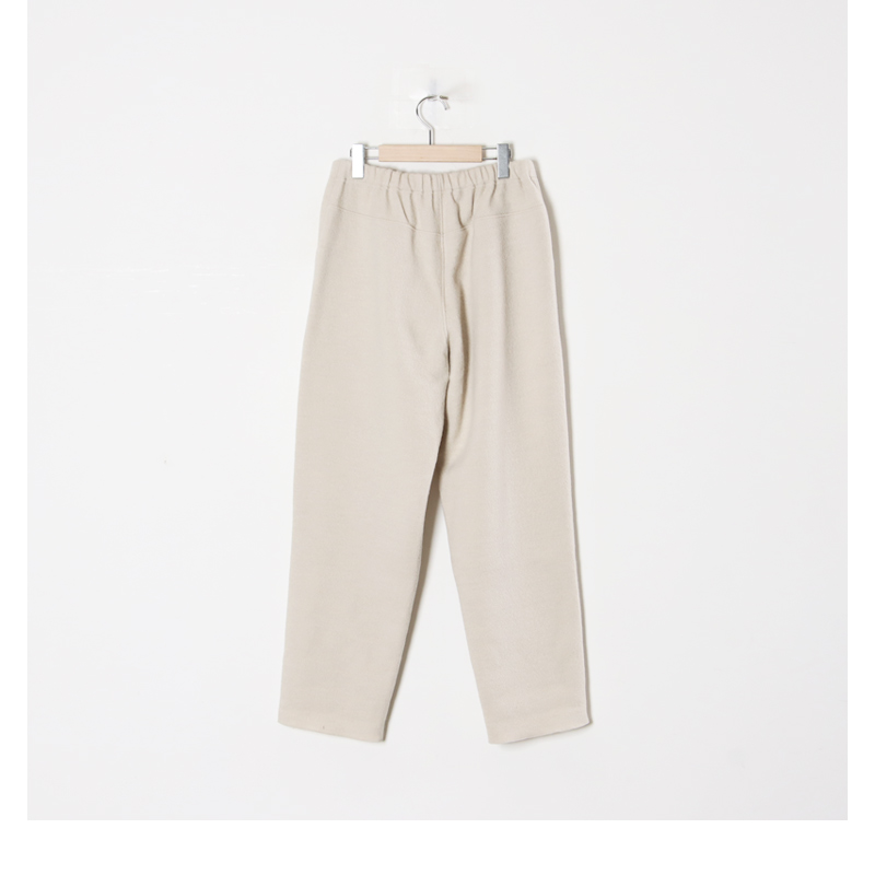 evameva (エヴァムエヴァ) press wool pants / プレスウールパンツ