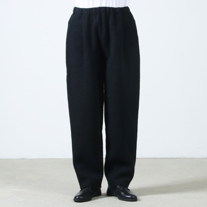 evameva (エヴァムエヴァ) press wool pants / プレスウールパンツ