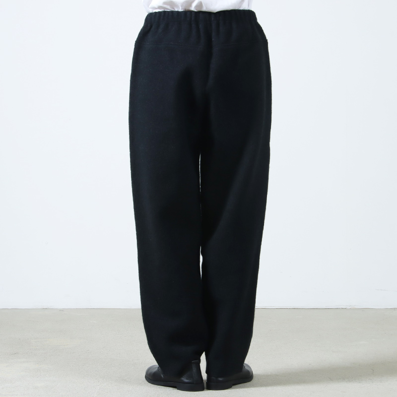 evameva (エヴァムエヴァ) press wool pants / プレスウールパンツ