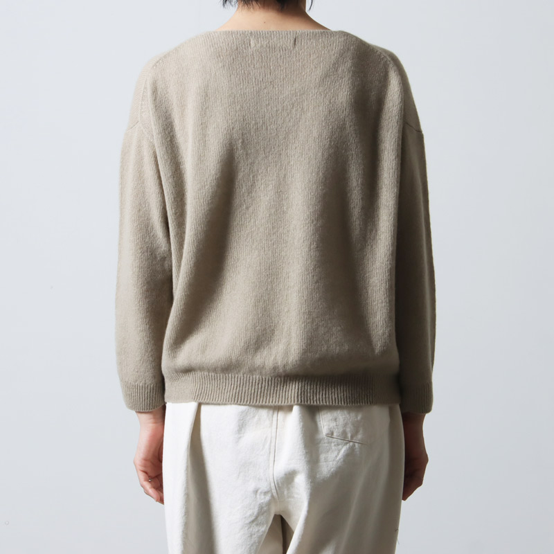 evameva (エヴァムエヴァ) cashmere pullover / カシミアプルオーバー