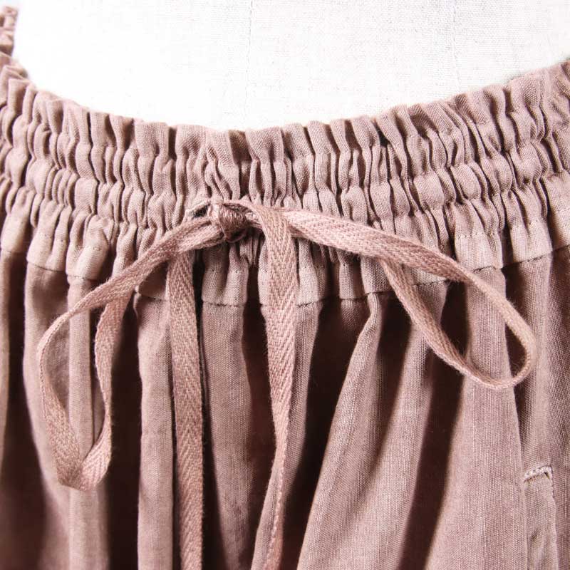 FACTORY (ファクトリー) 綿麻サルエルパンツ