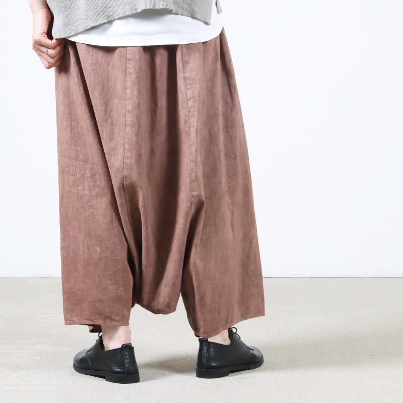 FACTORY (ファクトリー) 綿麻サルエルパンツ