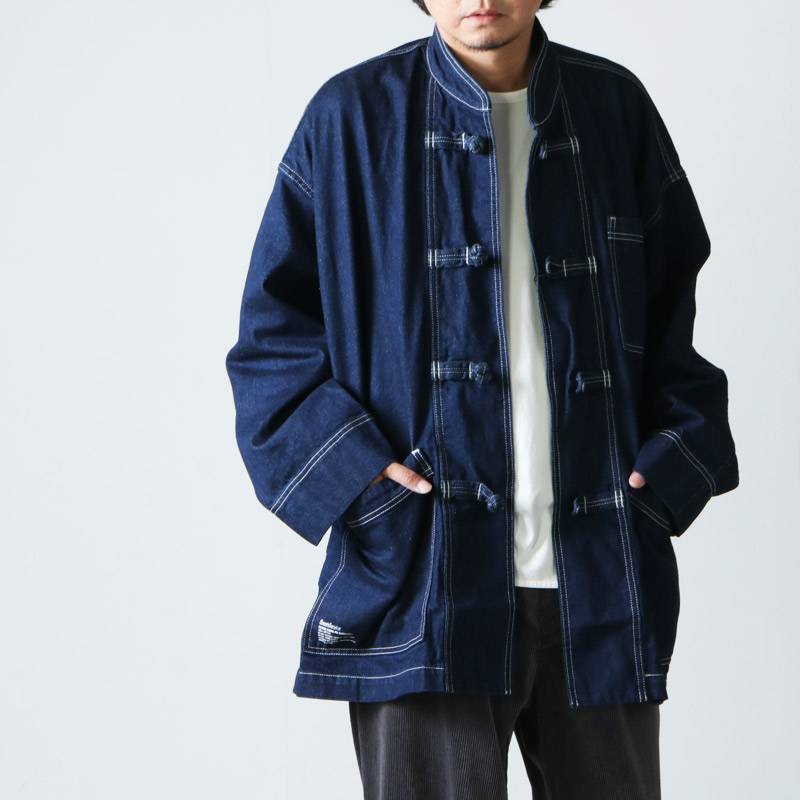 Fresh Service (フレッシュサービス) DENIM KUNG-FU COVERALL OW