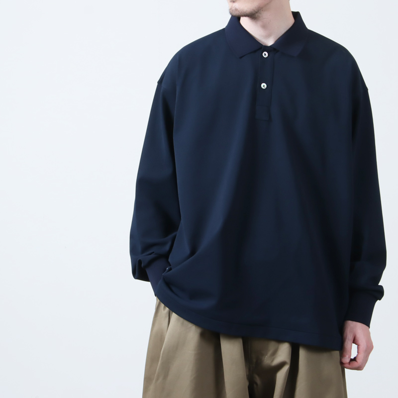 Fresh Service (フレッシュサービス) DRY PIQUE JERSEY L/S POLO