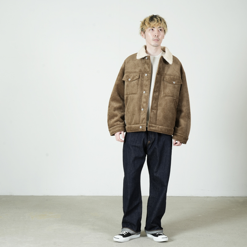 Fresh Service (フレッシュサービス) SHERPA CORDUROY RANCH JACKET