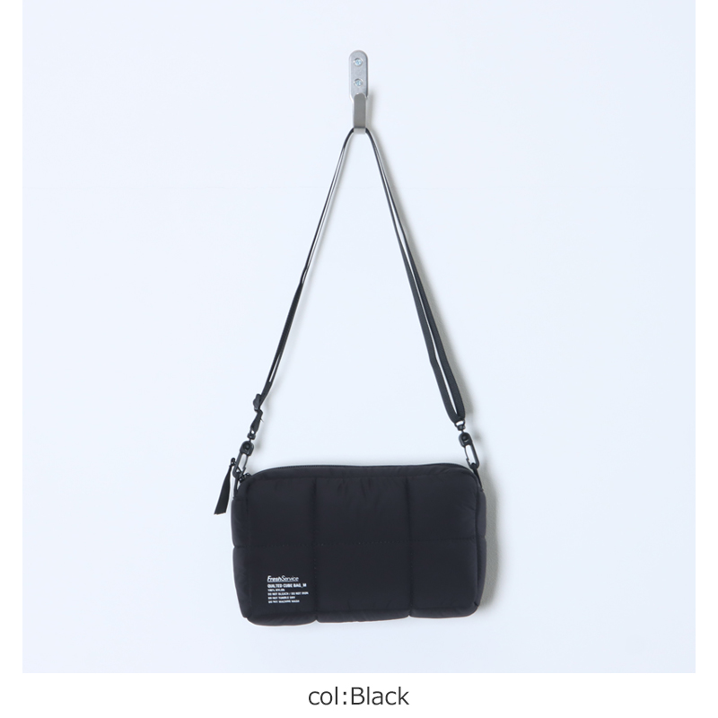 Fresh Service (フレッシュサービス) QUILTED CUBE BAG_M / キルテッド