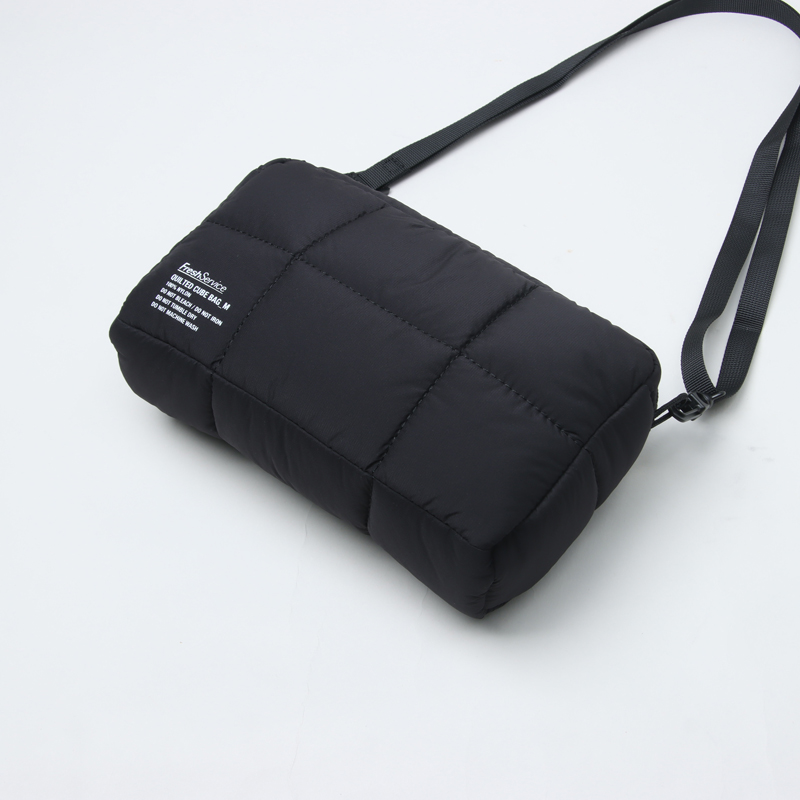 Fresh Service (フレッシュサービス) QUILTED CUBE BAG_M / キルテッド
