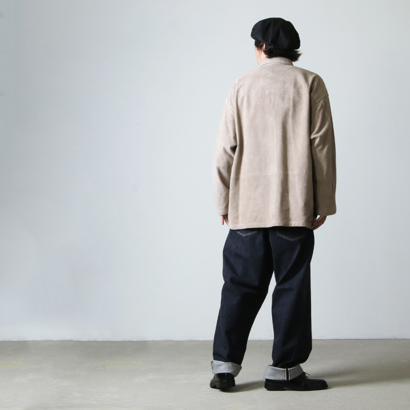 Graphpaper (グラフペーパー) Goat Suede Box Shirt Jacket / ゴート