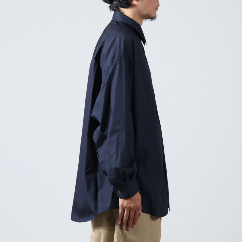 Graphpaper (グラフペーパー) Broad L/S Oversized Regular Collar