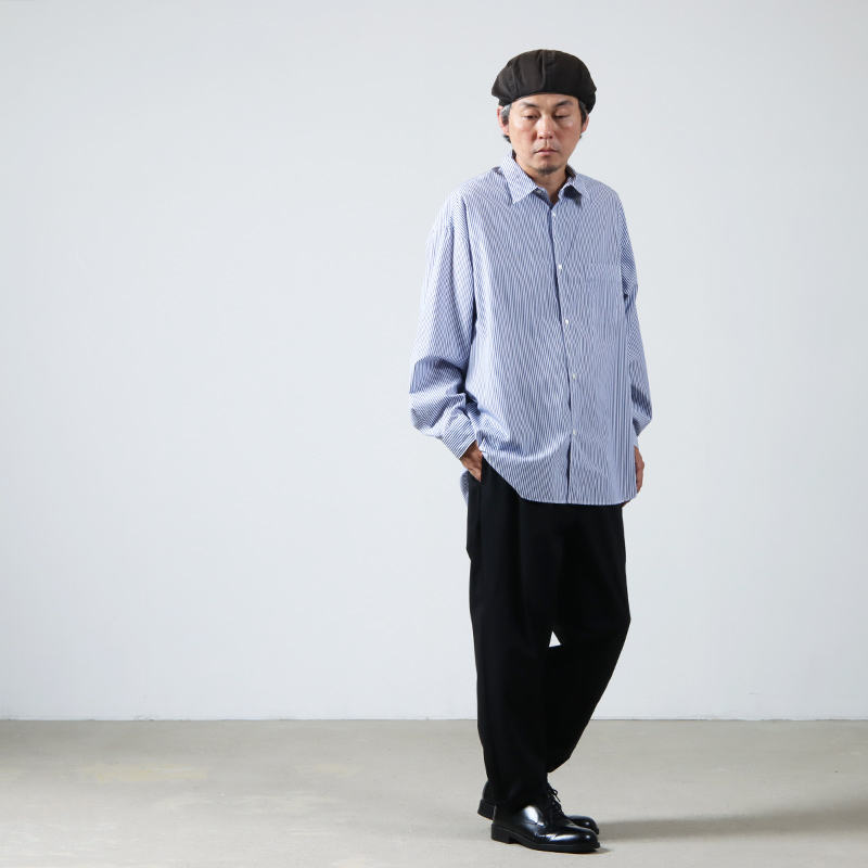 Graphpaper (グラフペーパー) Broad L/S Oversized Regular Collar