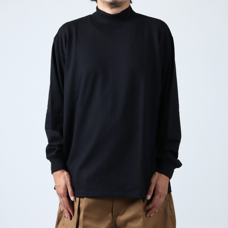 Graphpaper (グラフペーパー) L/S Mock Neck Tee / ロングスリーブ