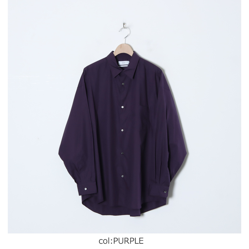 Graphpaper (グラフペーパー) Broad L/S Oversized Regular Collar