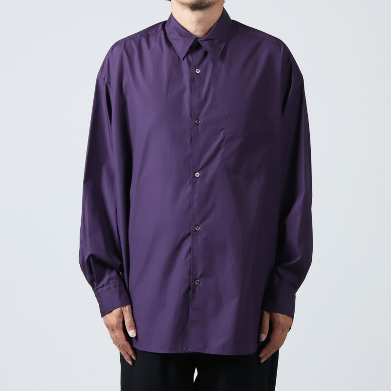 Graphpaper (グラフペーパー) Broad L/S Oversized Regular Collar