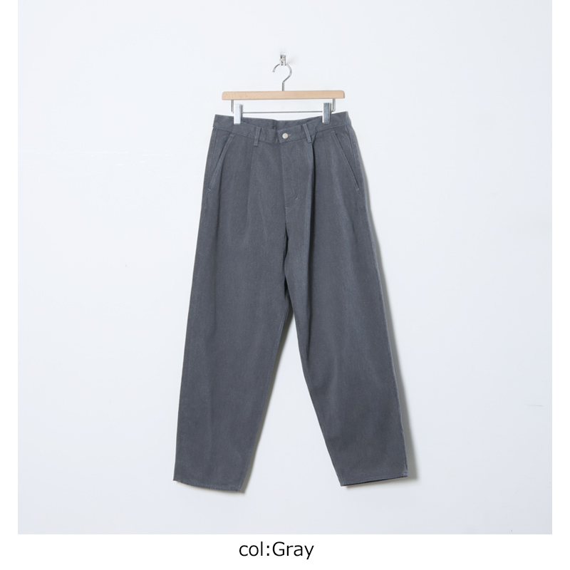 Graphpaper (グラフペーパー) Colorfast Denim Two Tuck Tapered Pants