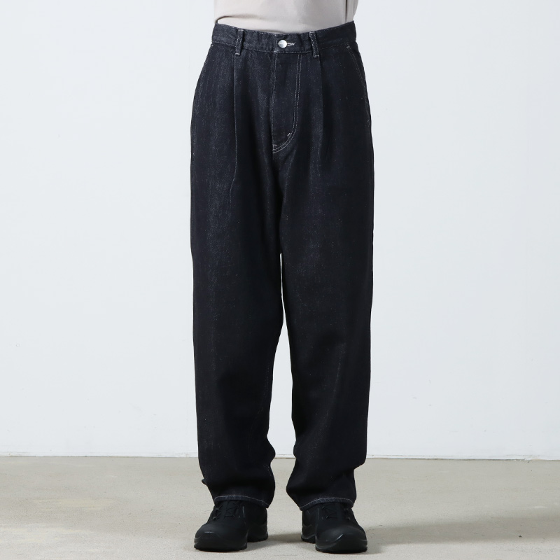 Graphpaper (グラフペーパー) Colorfast Denim Two Tuck Tapered Pants