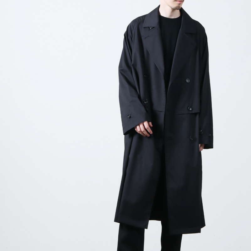Graphpaper (グラフペーパー) Silicon Poplin Cape Trench Coat