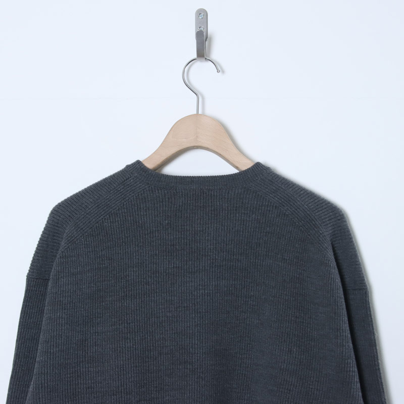 Graphpaper (グラフペーパー) High Density Crew Neck Knit / ハイデン