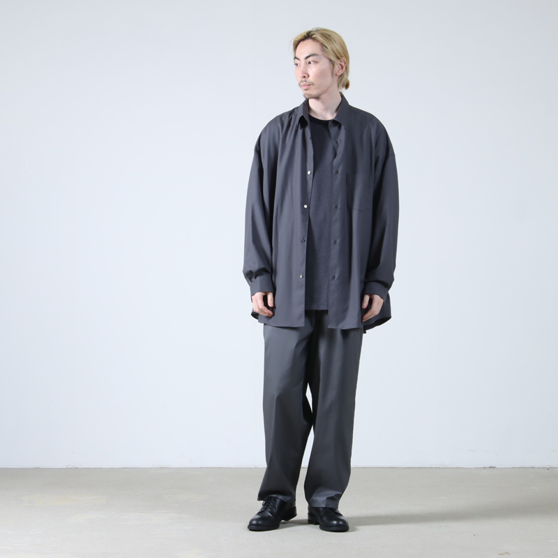 Graphpaper (グラフペーパー) Solotex Twill Wide Tapered Chef Pants