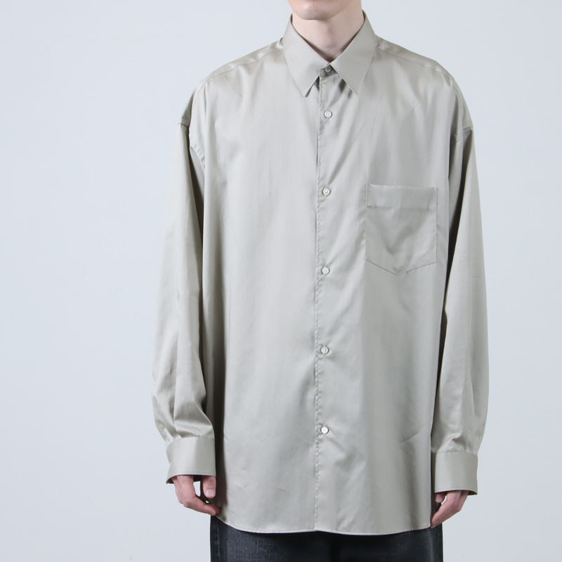 Graphpaper (グラフペーパー) Silicon Poplin Oversized Regular