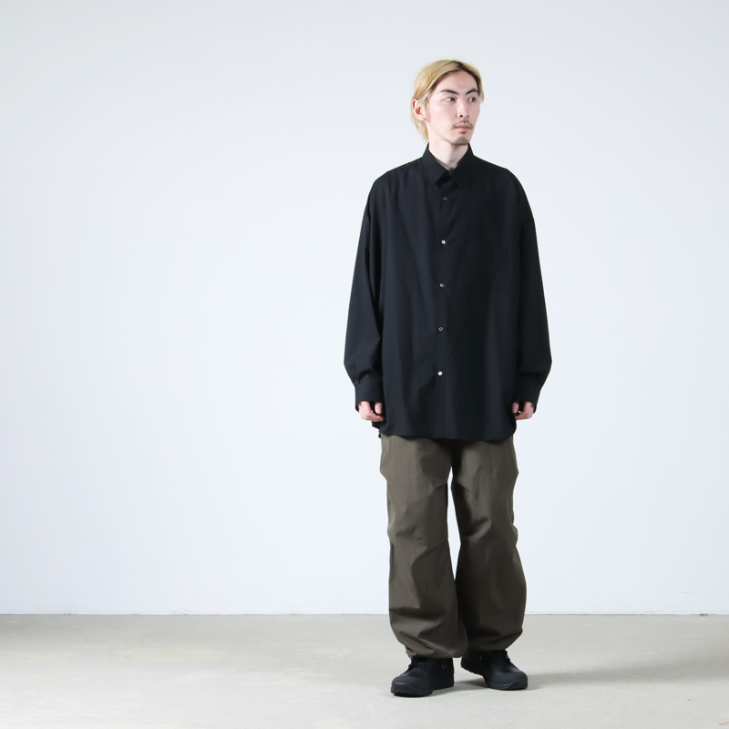 Graphpaper (グラフペーパー) Extra Fine Wool L/S Oversized Regular